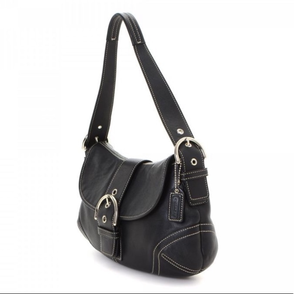COACH LEATHER SATCHEL BAG